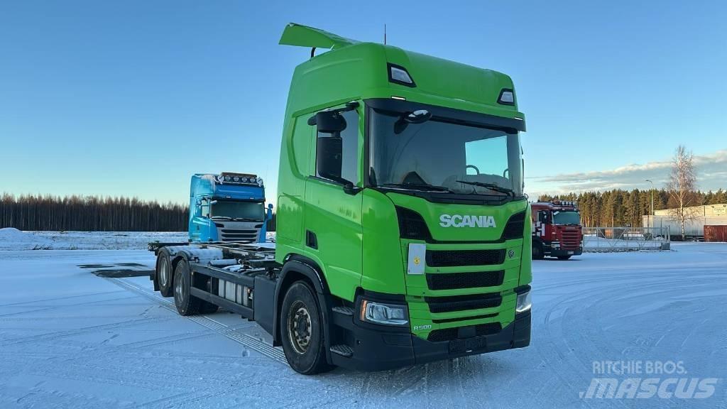 Scania R 500 平板车