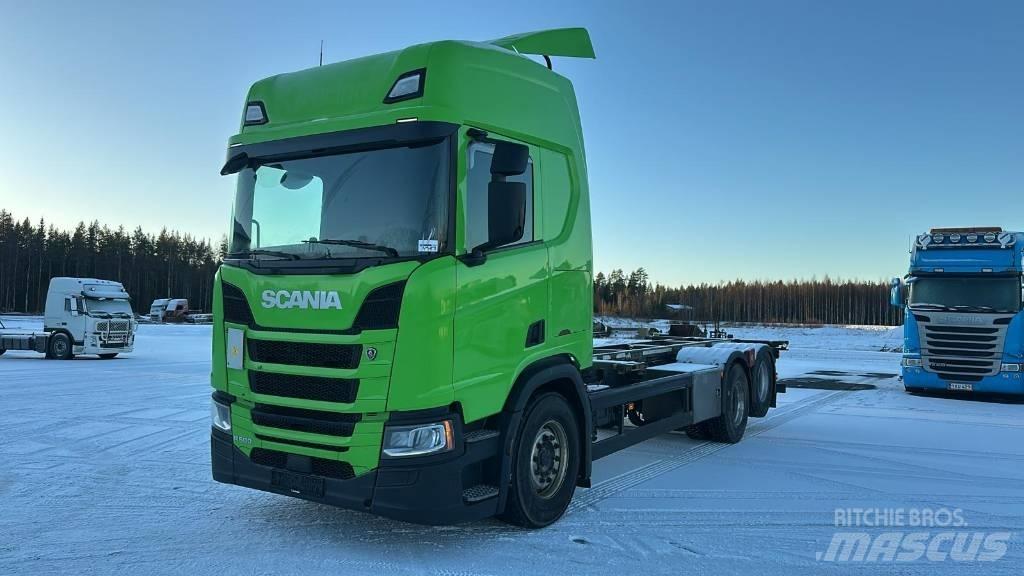 Scania R 500 平板车