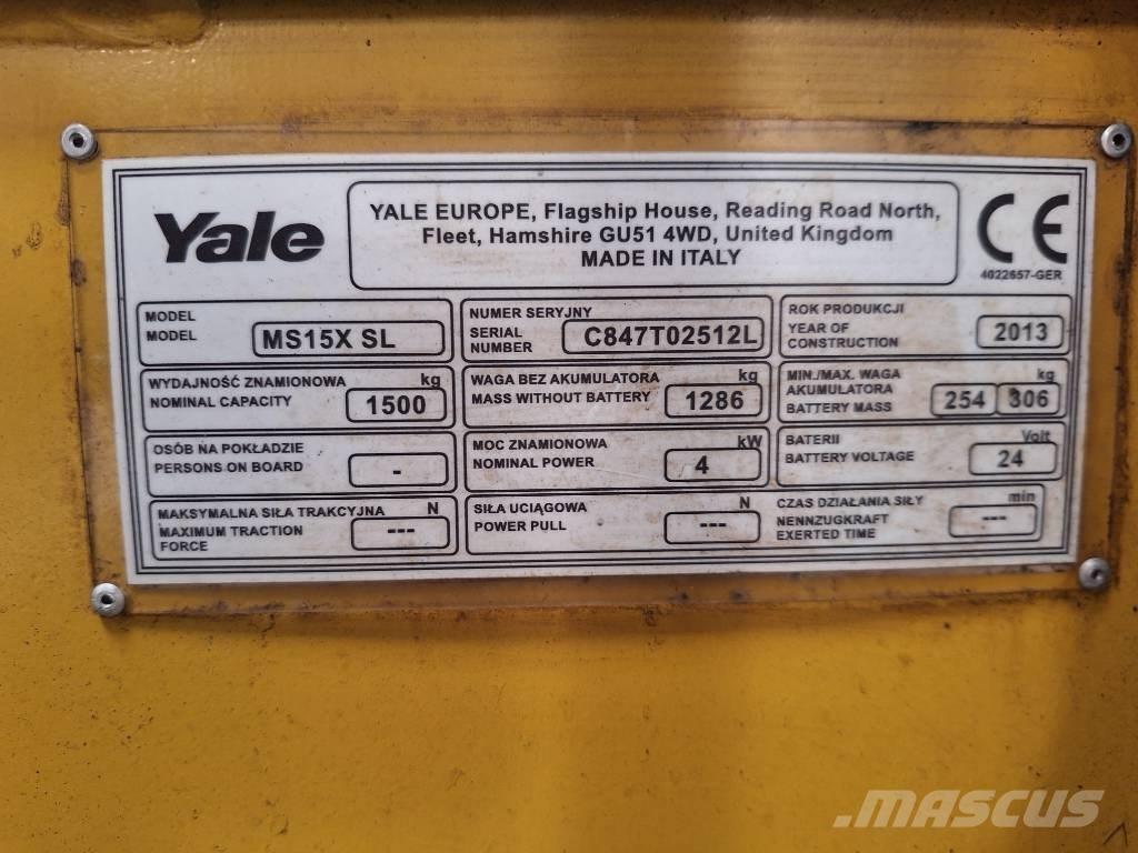 Yale MS 15x IL 其他叉车