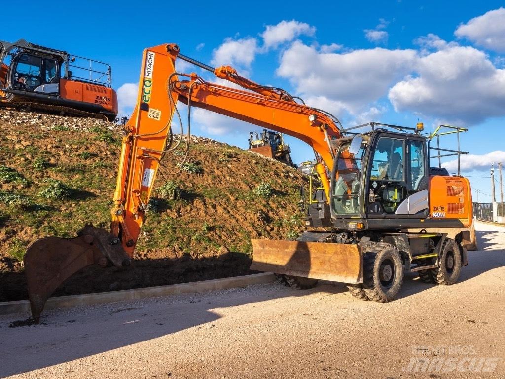 Hitachi 140W 轮式挖掘机