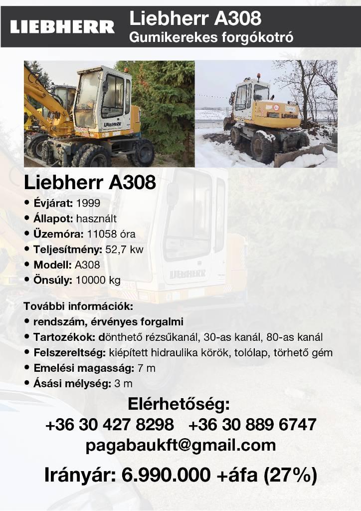 Liebherr A 308 轮式挖掘机