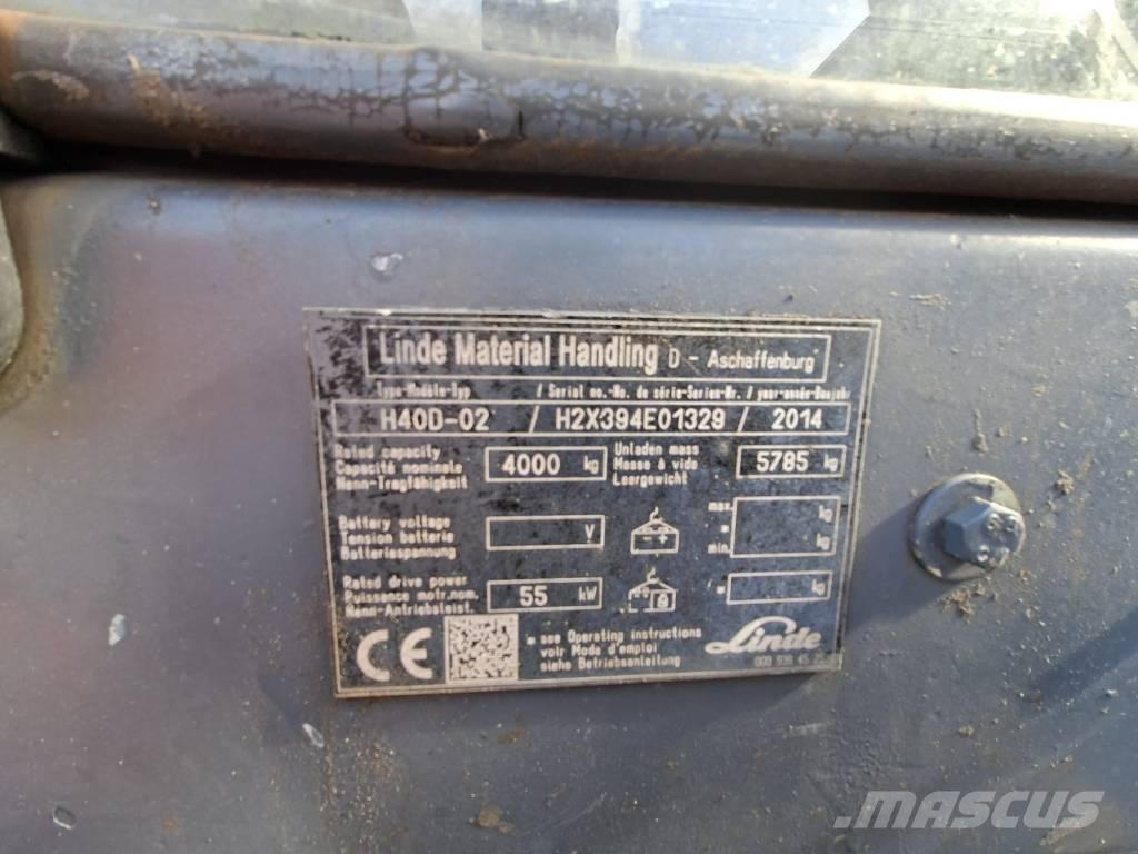 Linde H40D-02 柴油叉车