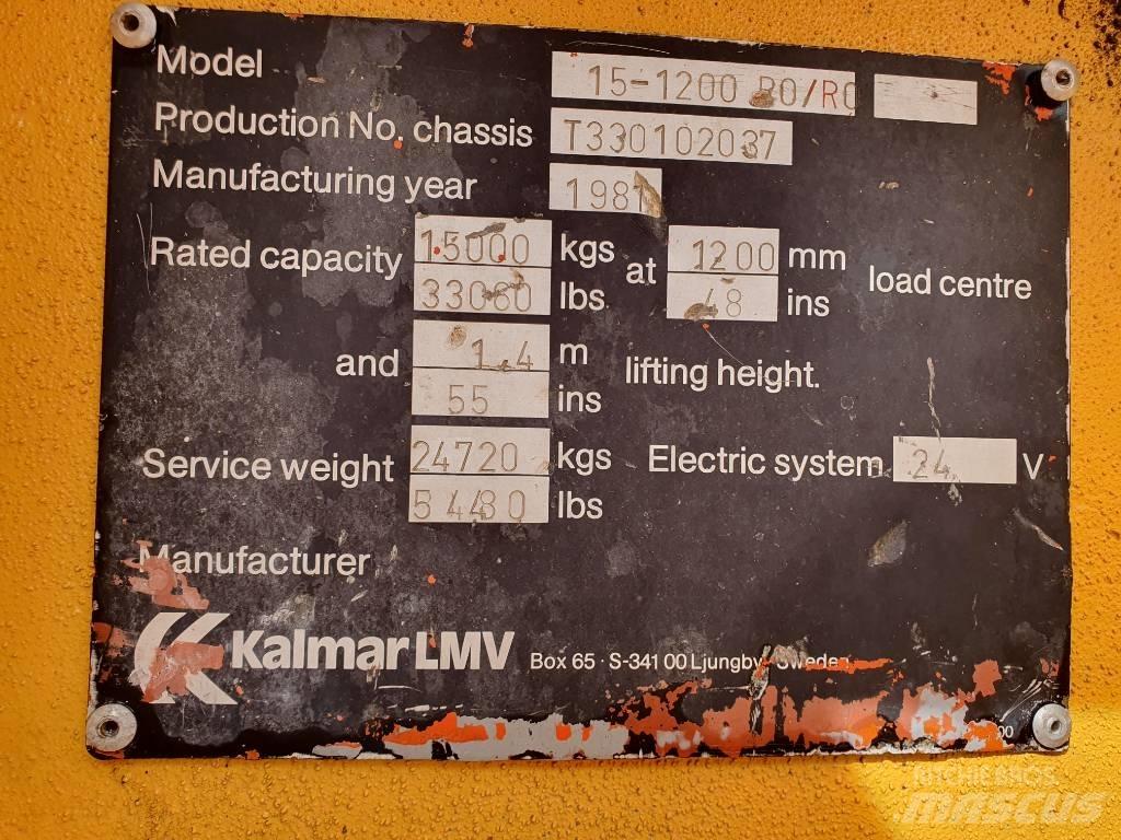 Kalmar 15-1200 柴油叉车