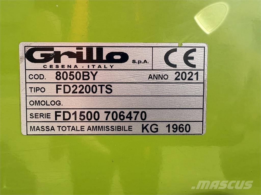 Grillo FD2200TS 骑乘式割草机
