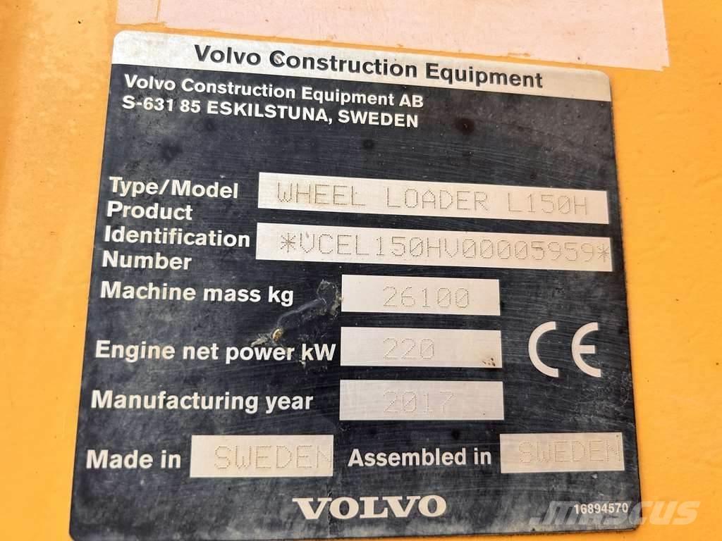 Volvo L150H 轮式装载机