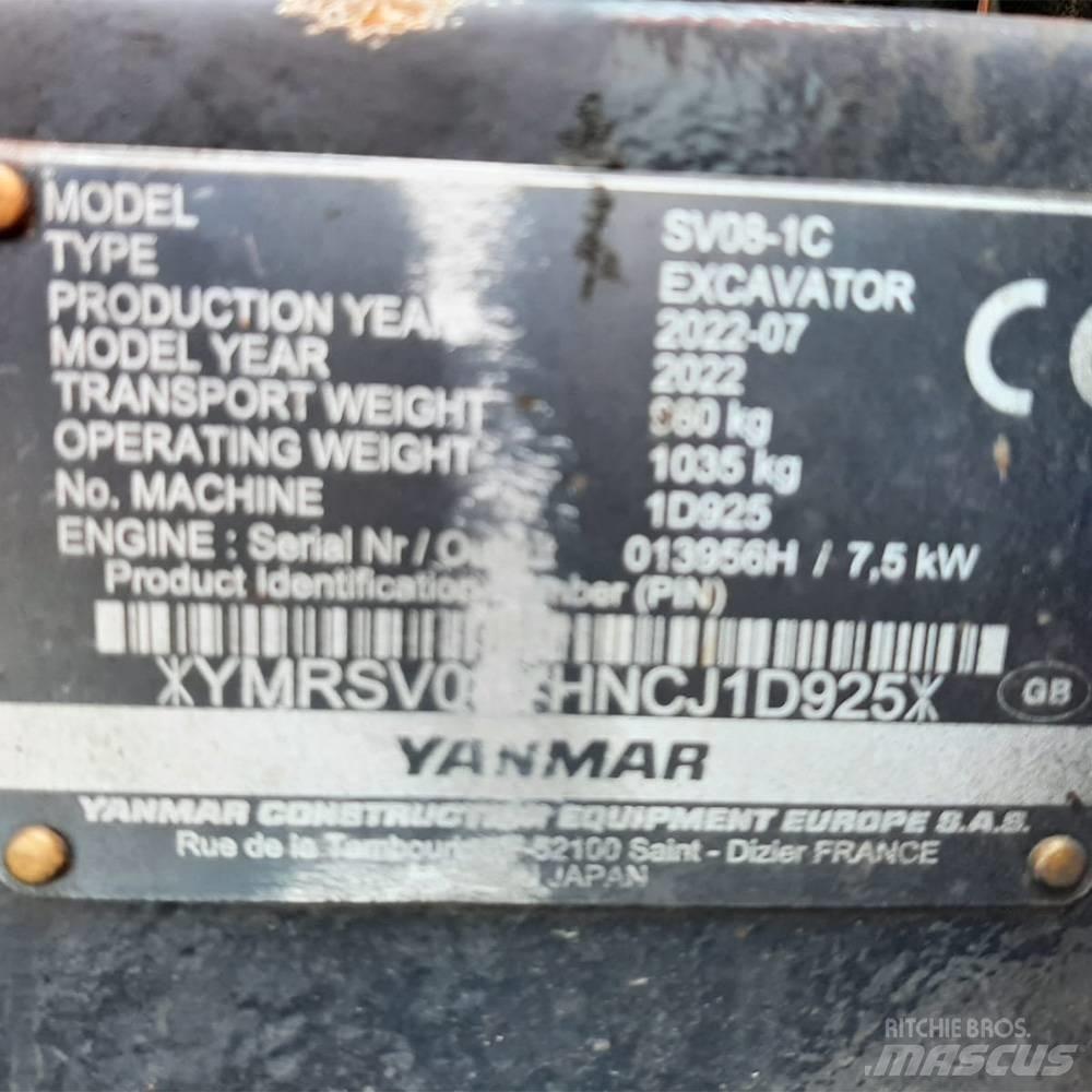 Yanmar SV 08 小型挖掘机