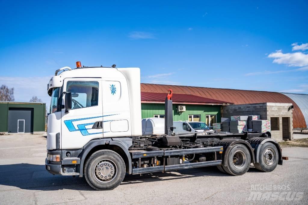 Scania R 144 GB 工程吊钩车
