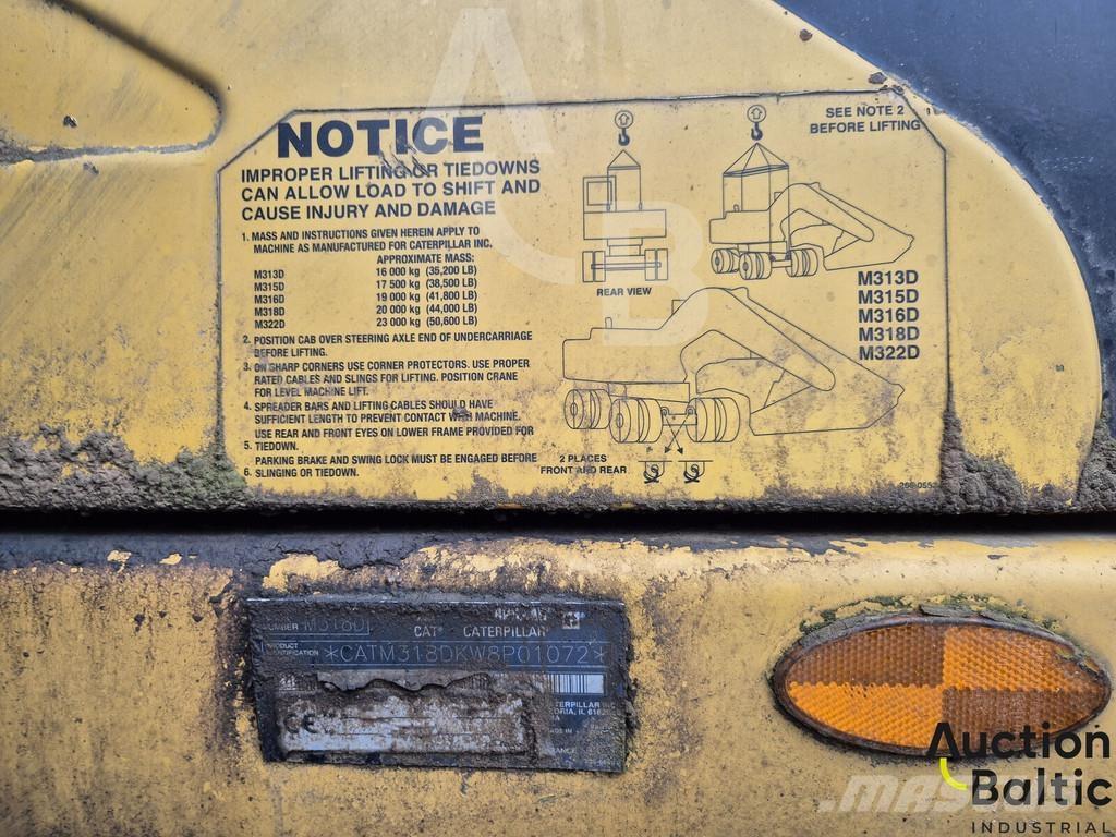 CAT M 318 D 轮式挖掘机