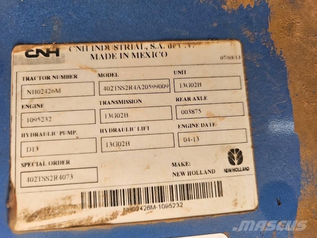 New Holland TS 6.120 拖拉机/农用车