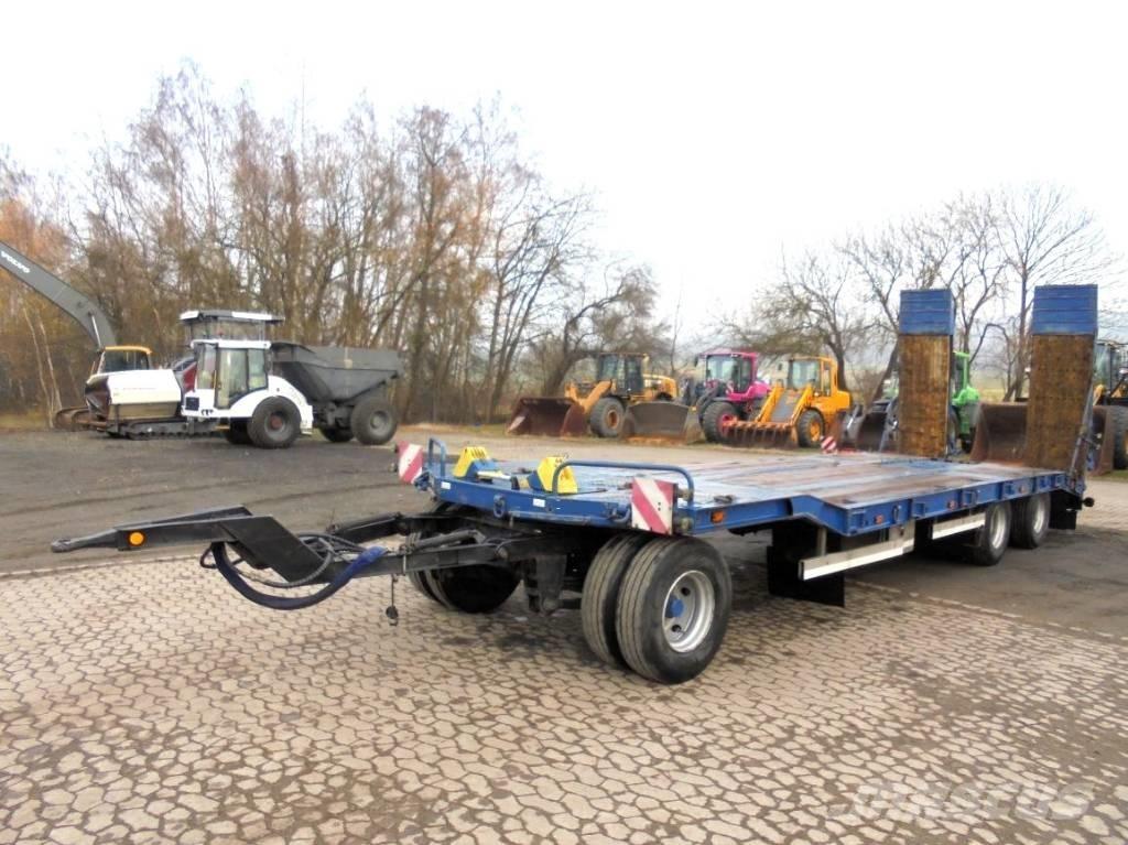 Goldhofer TU 3-24/80 平板拖车