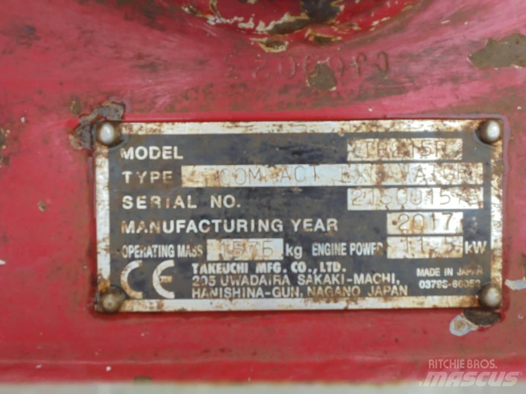 Takeuchi TB215R 小型挖掘机