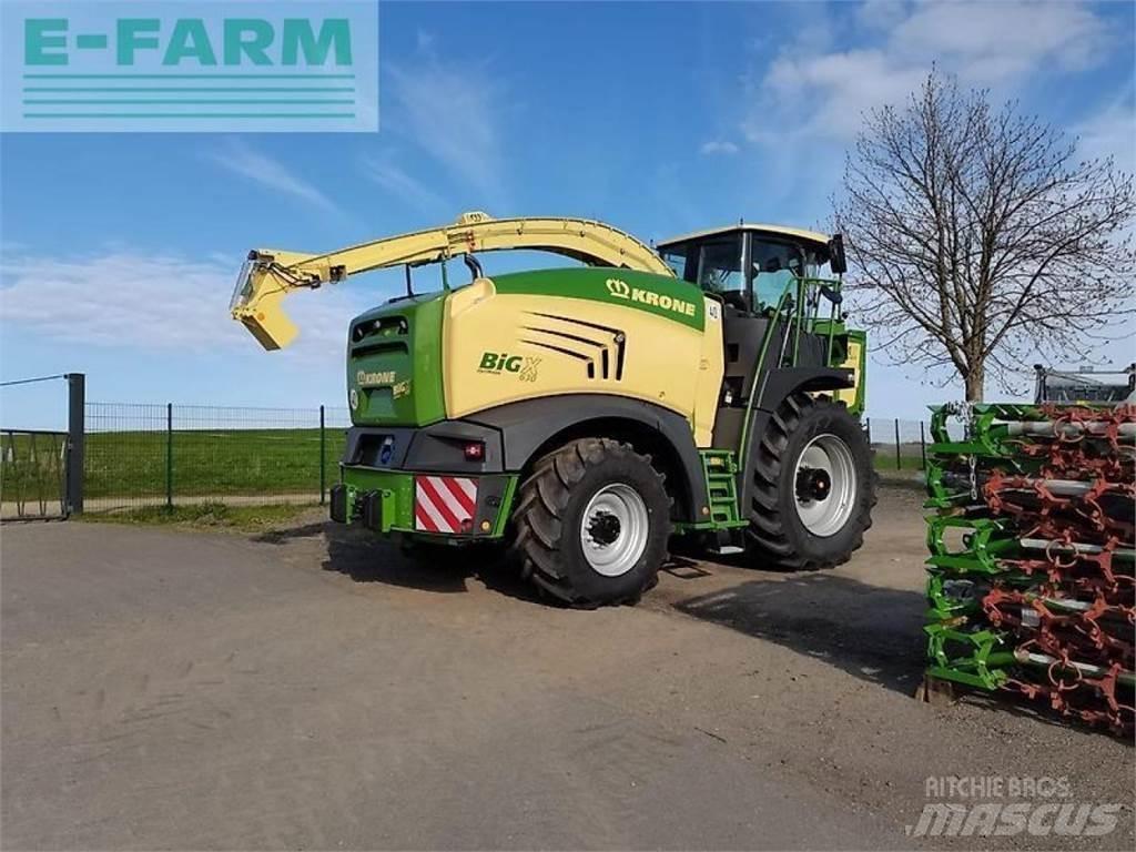 Krone big x 630 自走式青贮饲料收割机