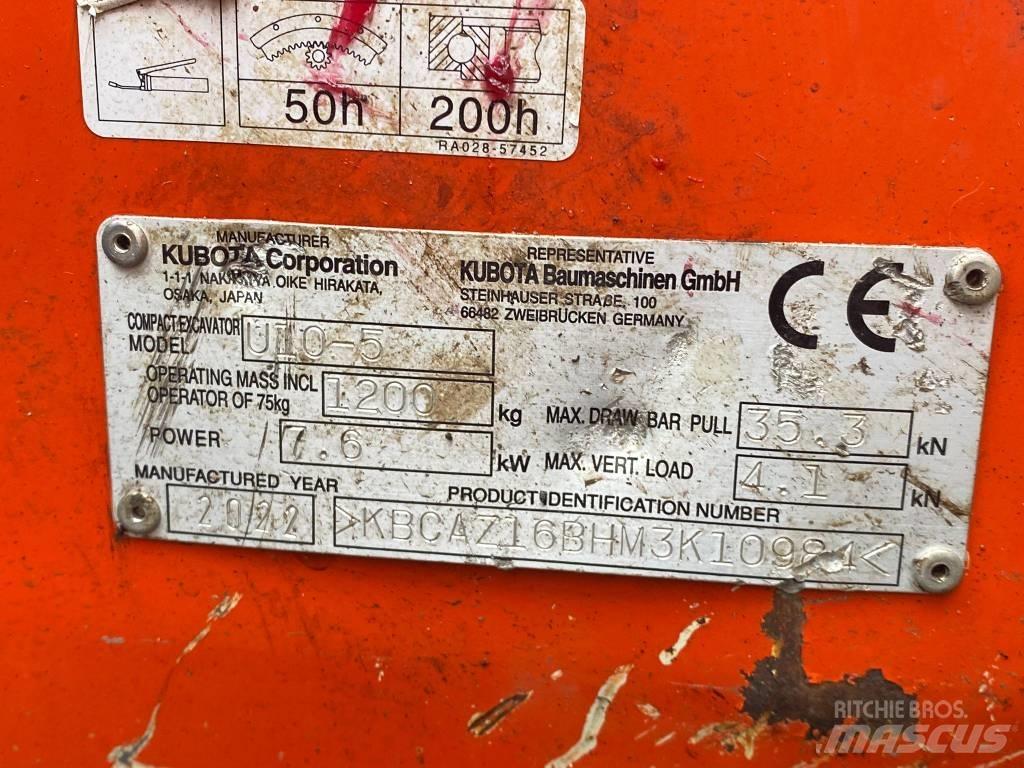 Kubota u10-5 小型挖掘机