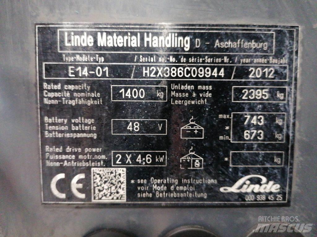 Linde E14-01 电动叉车