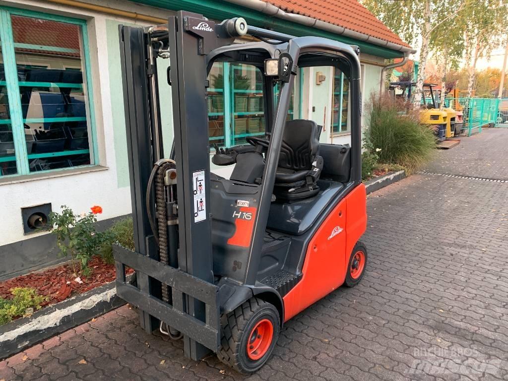Linde H16T-01 V-3071 天然气叉车