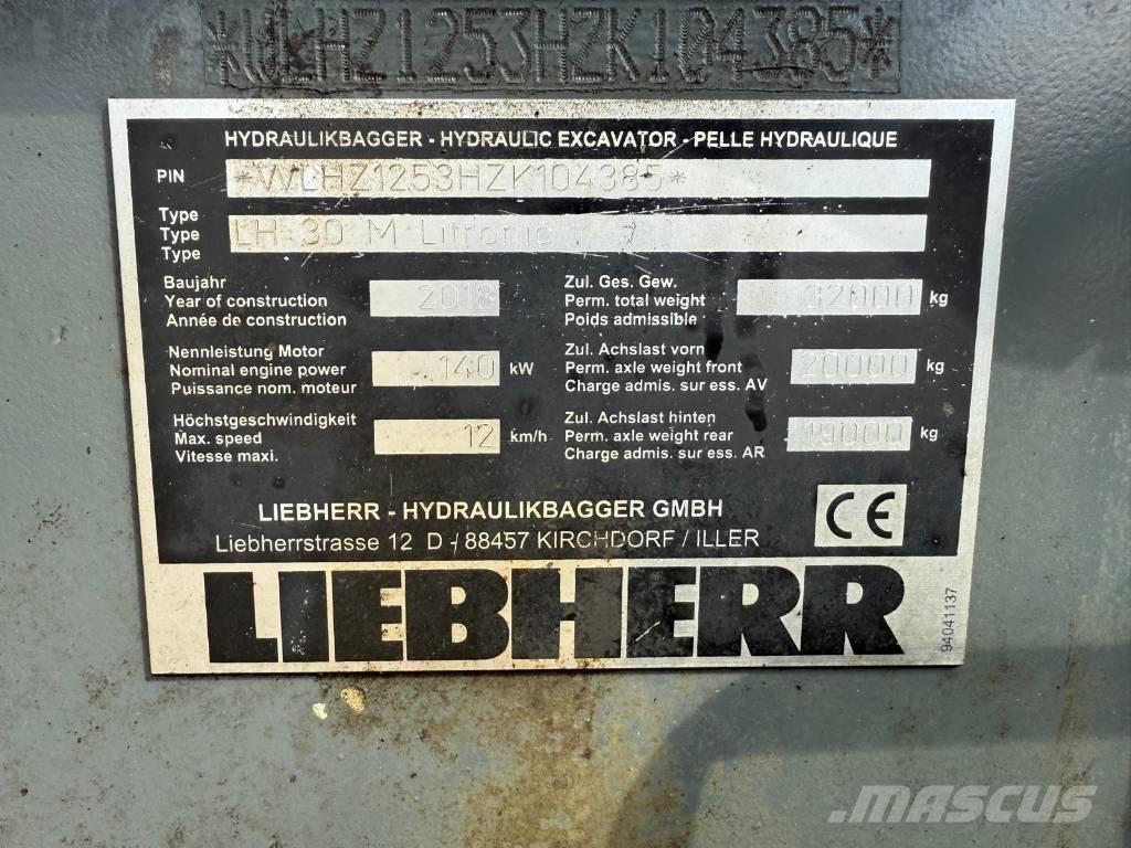 Liebherr LH 30 M 工业挖掘机