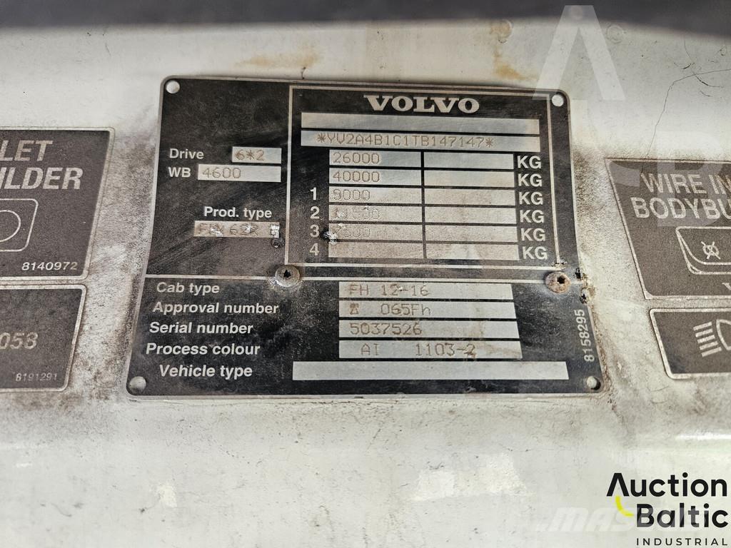 Volvo FH12 平板栏板货车