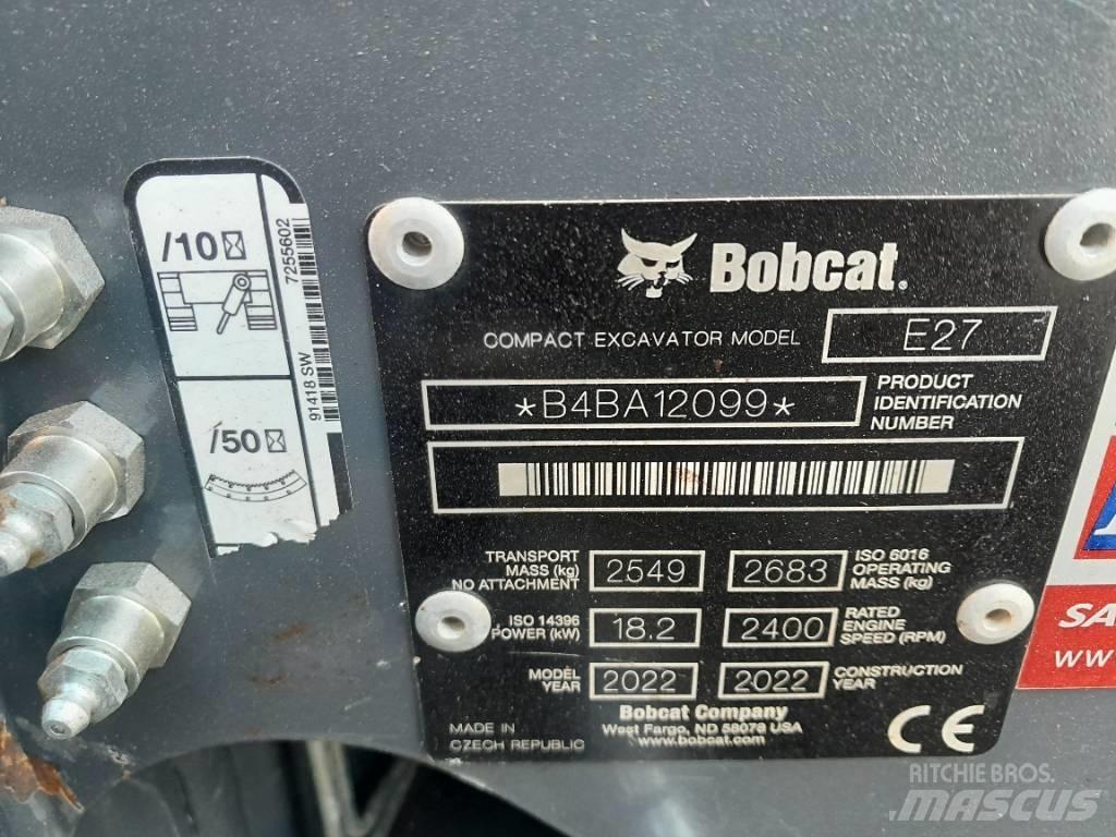 Bobcat E 27 小型挖掘机