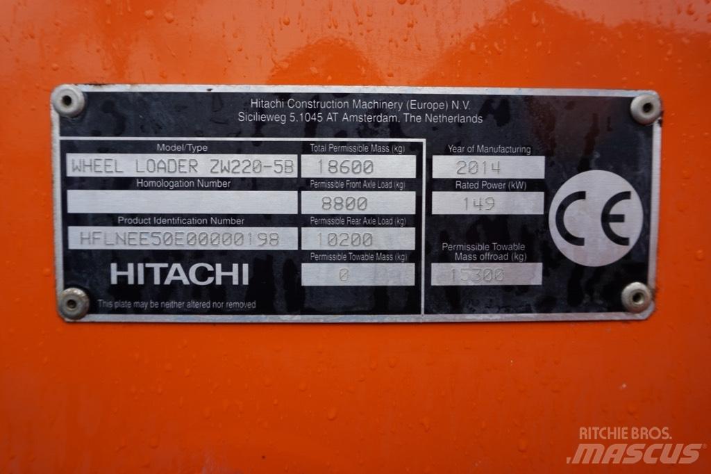 Hitachi ZW 220-5 B 轮式装载机
