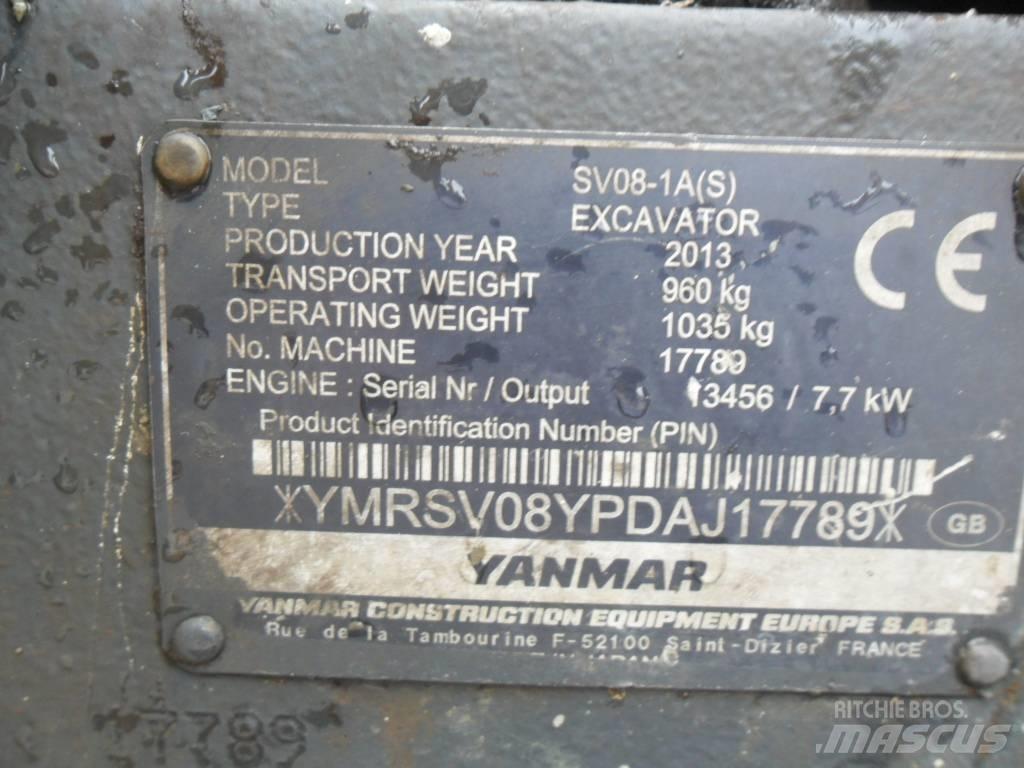 Yanmar SV 08 小型挖掘机