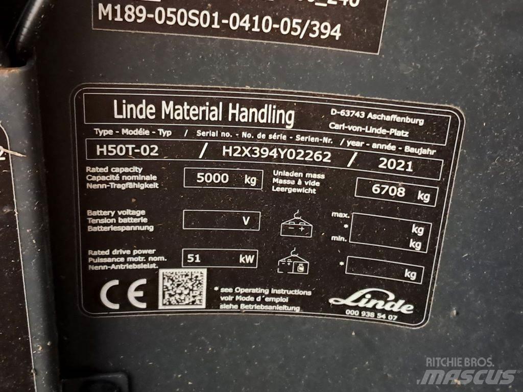 Linde H50T-02 天然气叉车
