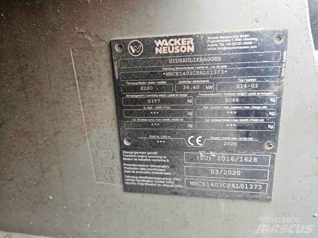 Wacker Neuson EZ 80 中型挖掘机