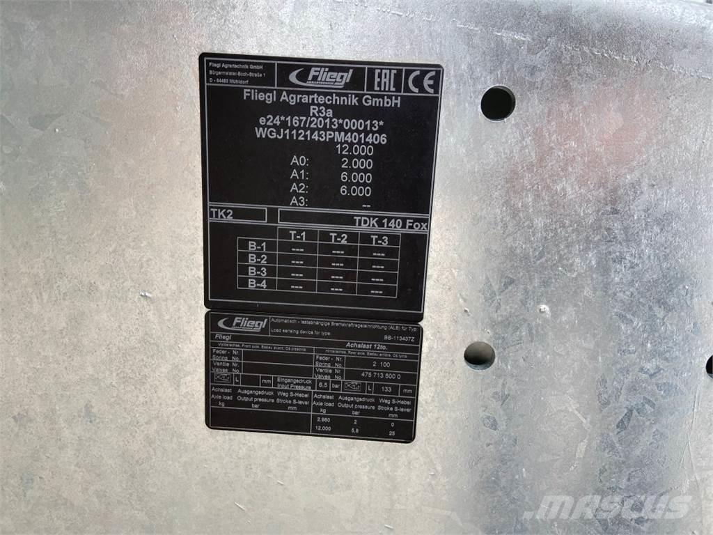 Fliegl TDK 140 FOX 农业机械-其他