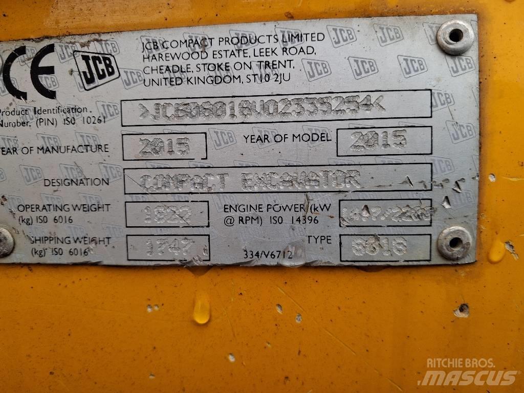 JCB 8018 CTS 小型挖掘机