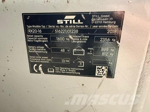 Still RX20-16 电动叉车