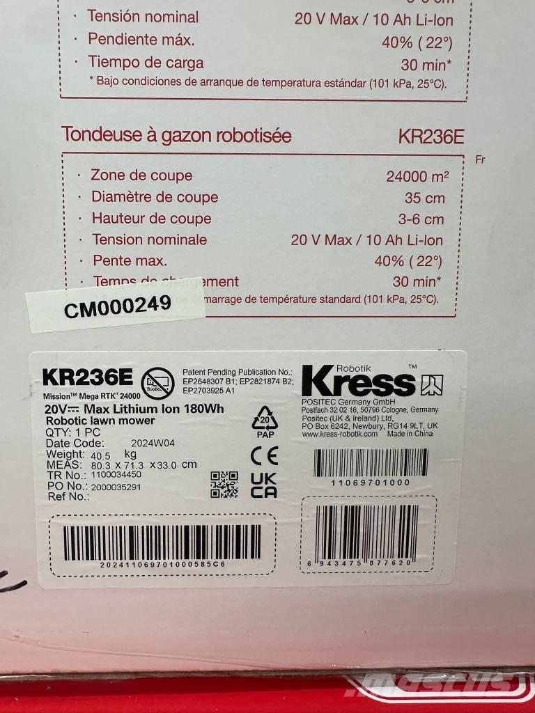 Kress KR236E 机器人割草机