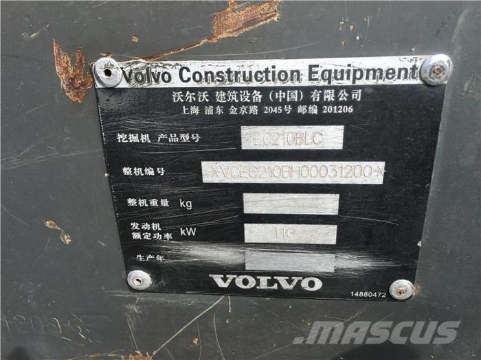 Volvo EC 210 B LC 履带挖掘机