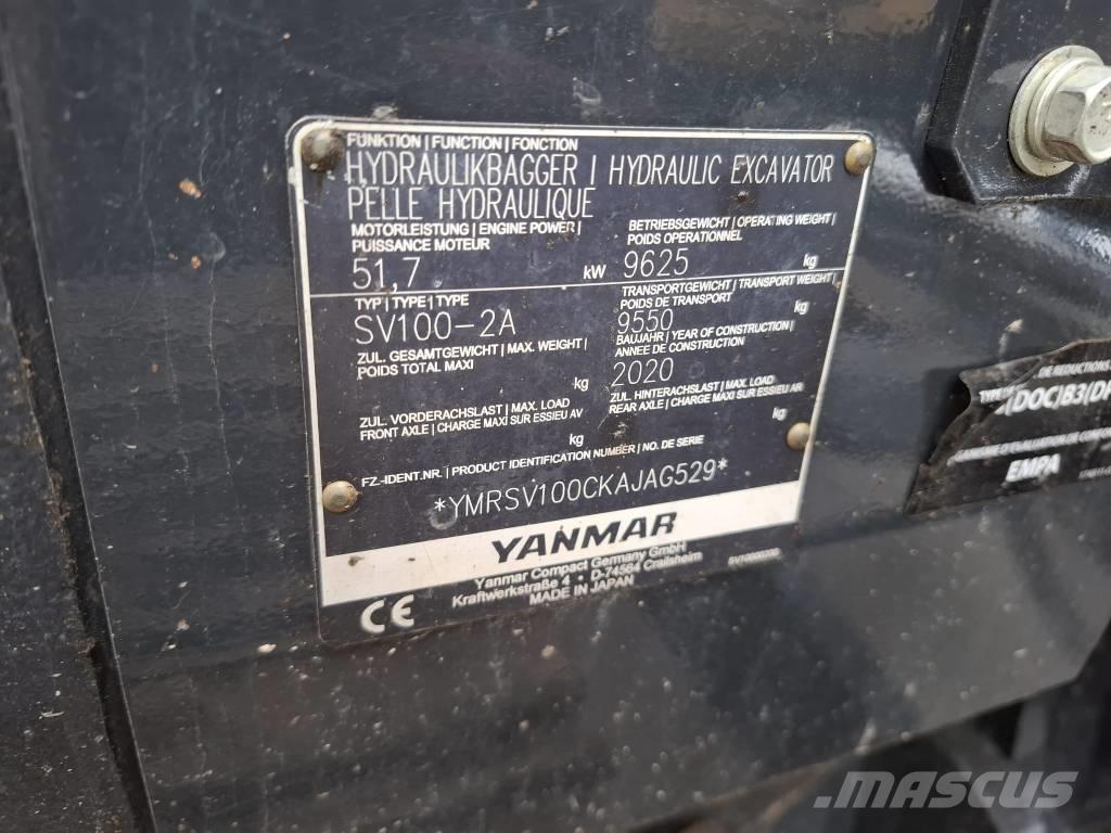 Yanmar SV 100-2A 中型挖掘机