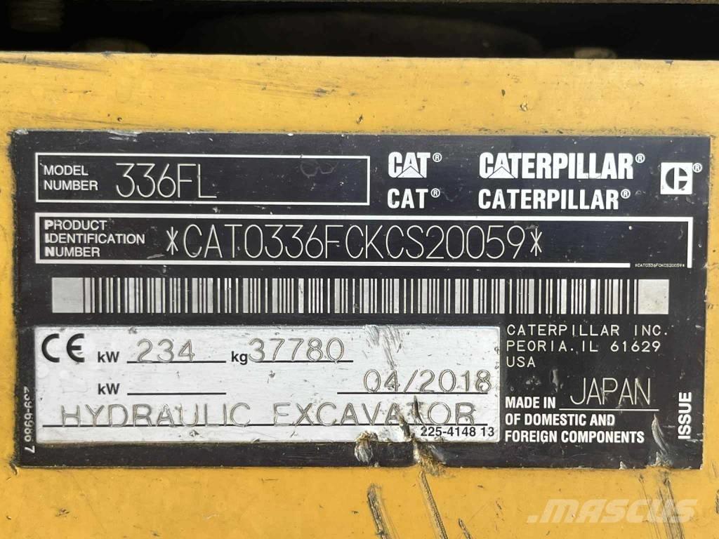 CAT 336 FL 履带挖掘机