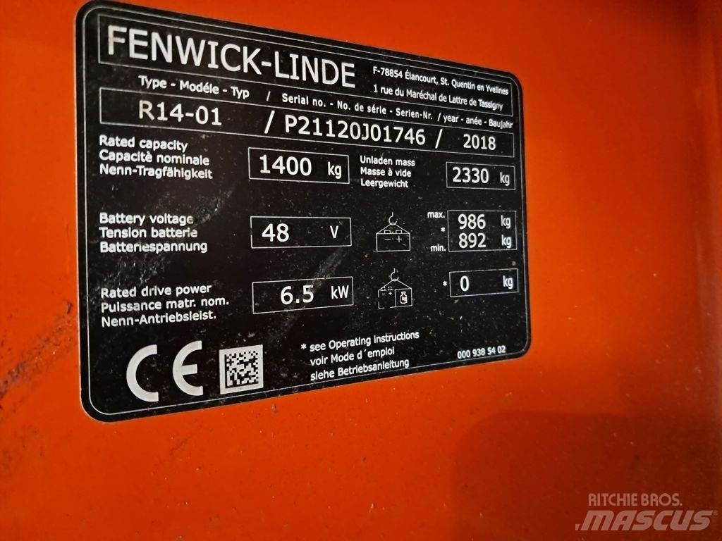 Linde R14-01 前移式叉车