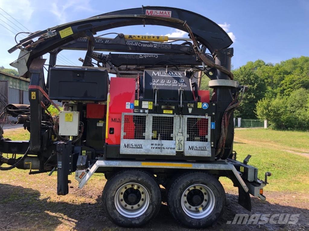 Mus-Max WT8XLZ 木材削片机