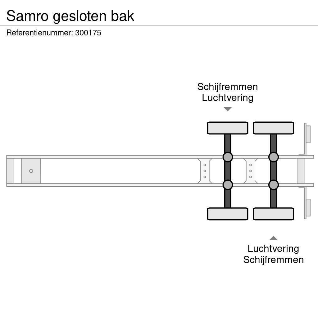 Samro gesloten bak 半挂厢式车