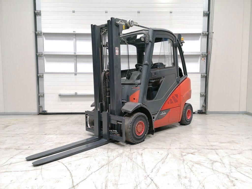 Linde H25T-02 天然气叉车