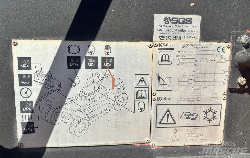 Kalmar DCD 80-45R 柴油叉车