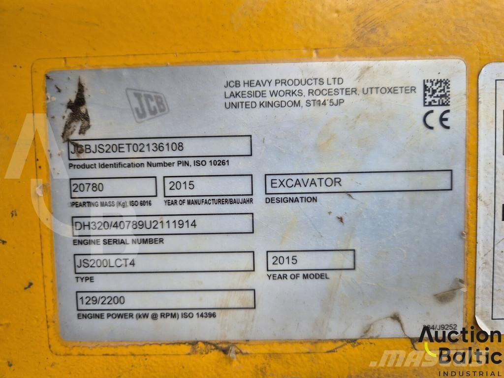 JCB JS 200 LC T4 履带挖掘机