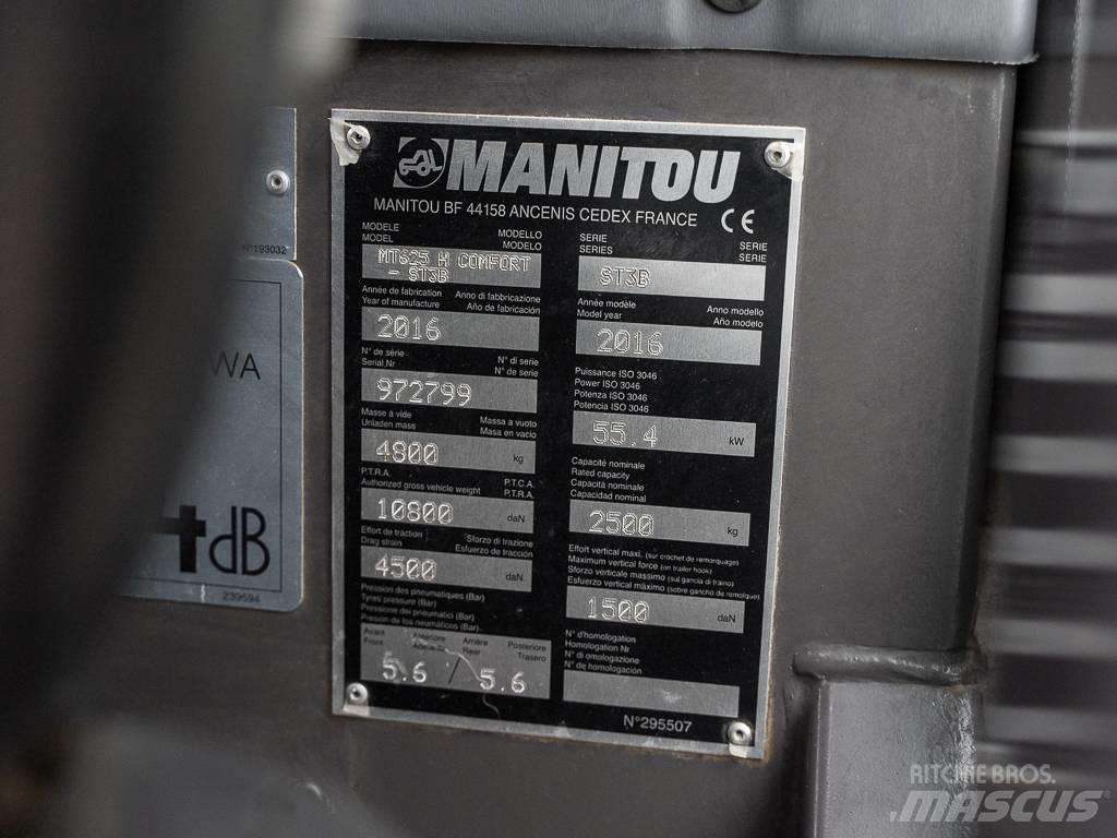 Manitou MT 625 伸缩臂叉装车|叉装车