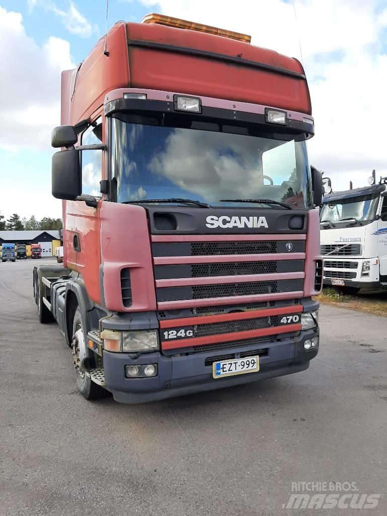 Scania R 124 工程吊钩车