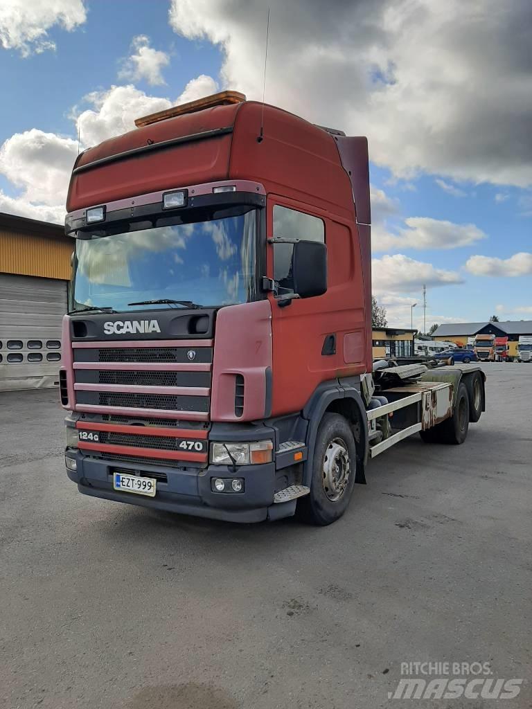Scania R 124 工程吊钩车
