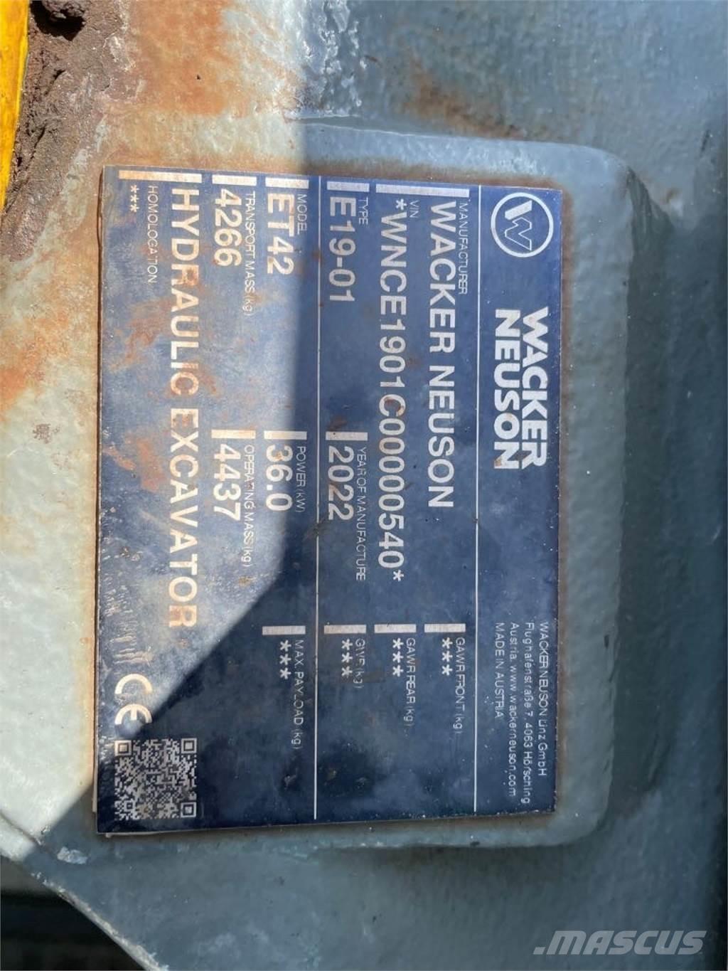 Wacker Neuson ET42 履带挖掘机