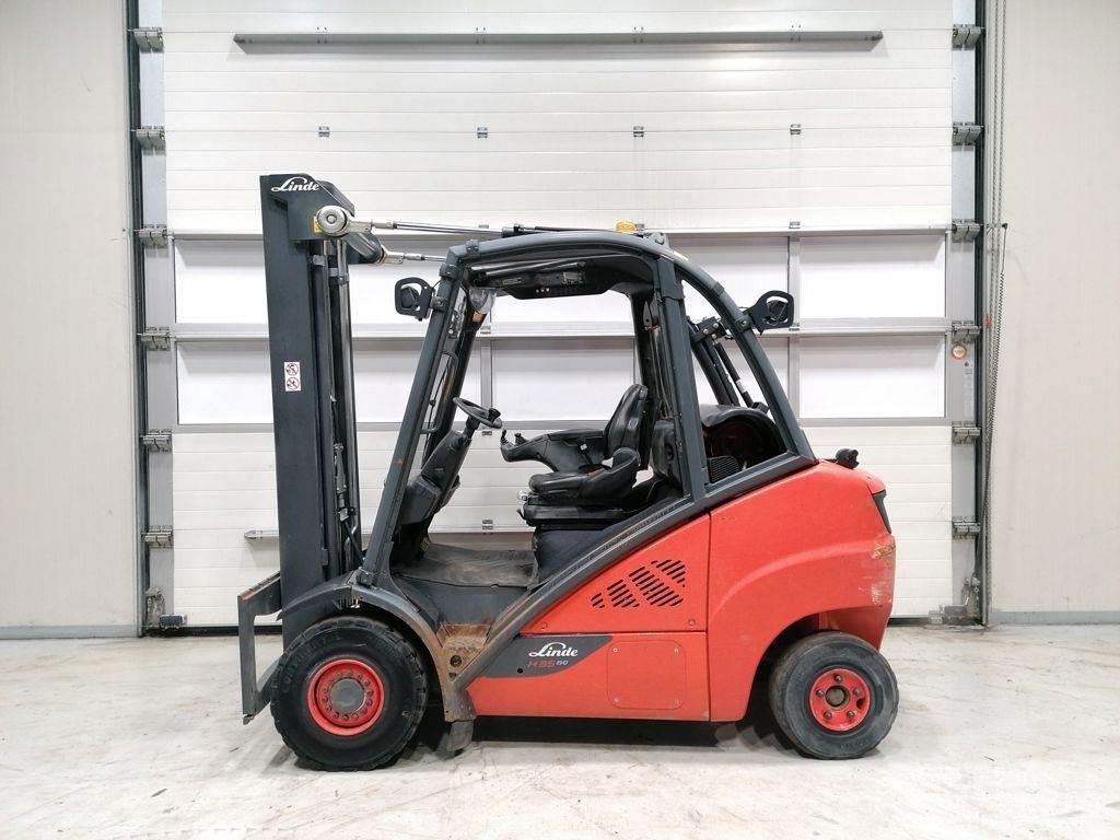 Linde H35T-02 天然气叉车