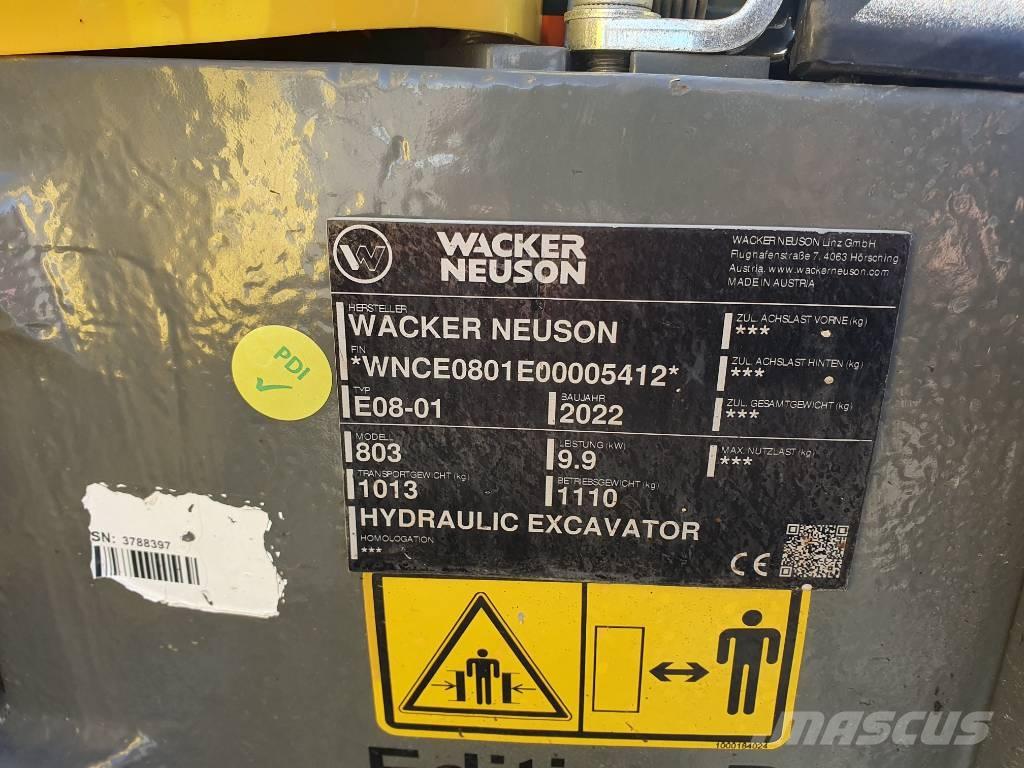 Wacker Neuson 803 履带挖掘机
