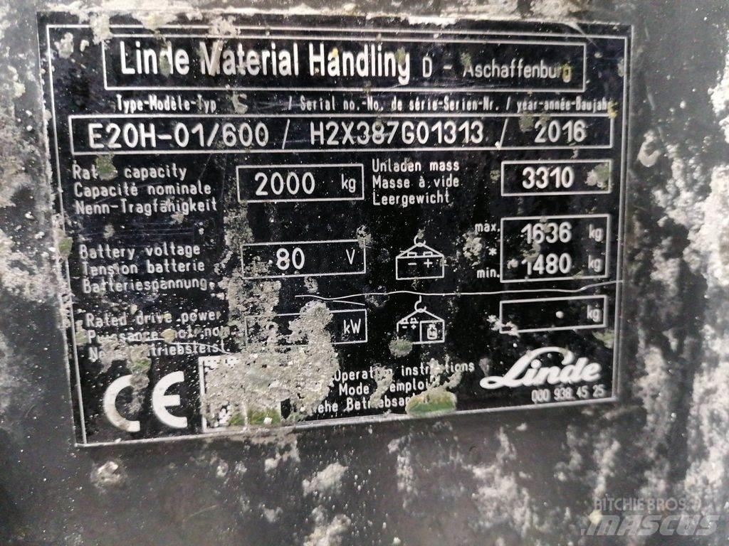 Linde E20H-01/600 电动叉车