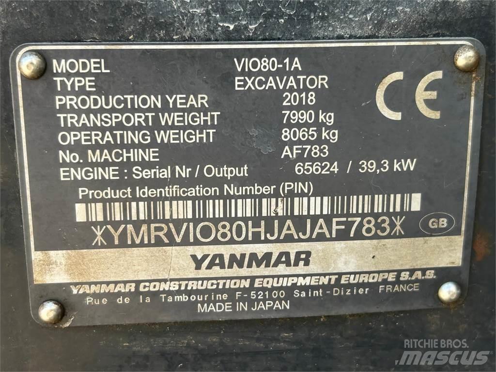 Yanmar Vio 80-1A 中型挖掘机