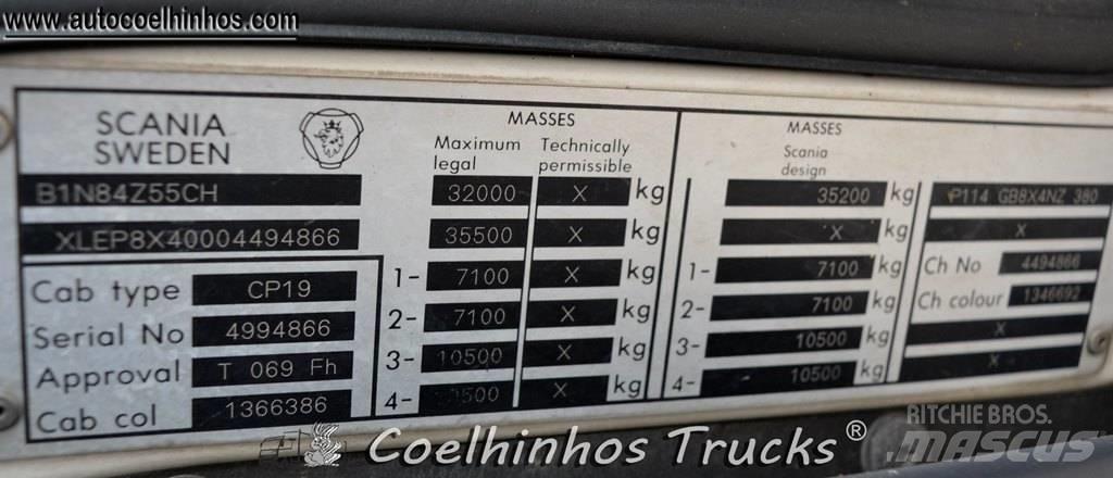 Scania 114 G 380 农用/粮食运输车