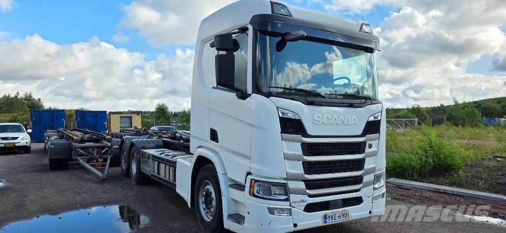 Scania R 500 工程吊钩车