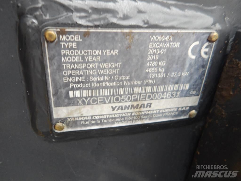 Yanmar Vio 50 小型挖掘机